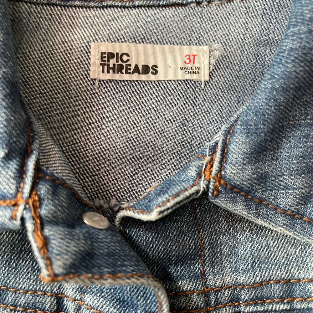 New children’s jeans jacket size 3T and size 5